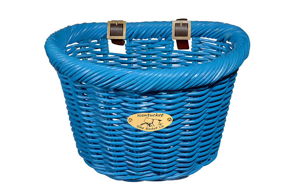 CRUISER D, BRIGHT BLUE Nantucket Bike Basket Co.