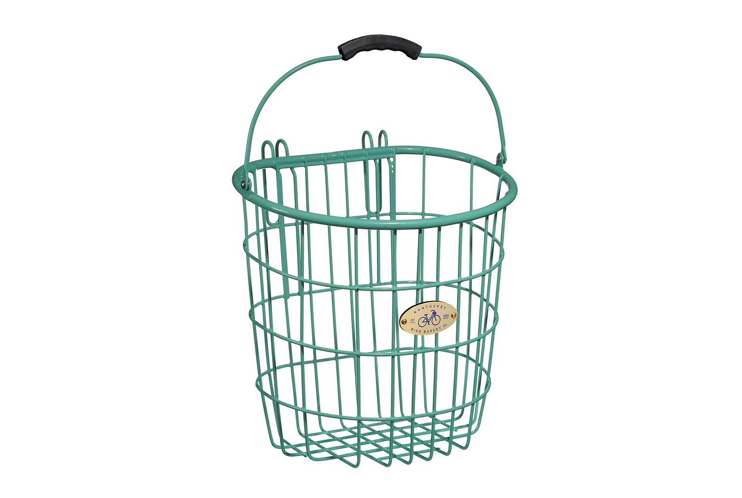 SURFSIDE WIRE PANNIER, TURQUOISE Nantucket Bike Basket Co.