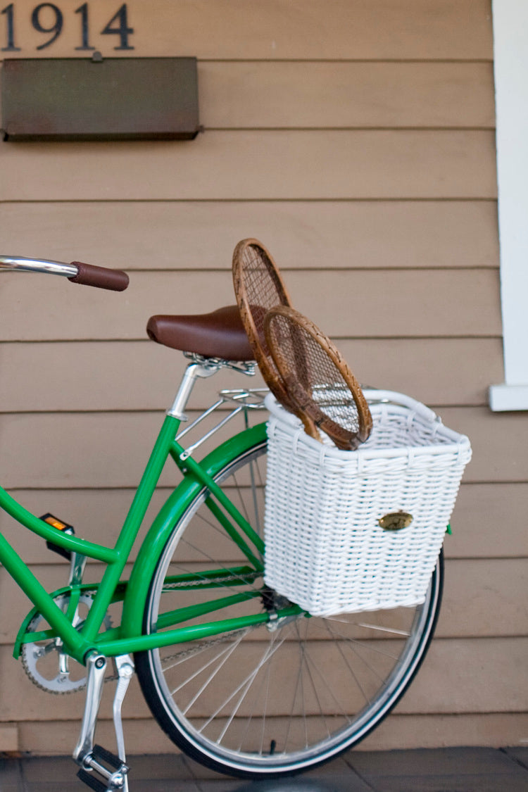 Panier de vélo tissé Nantucket - Panier de porte DIY Deor Panier de vélo tissé Nantucket - Panier de porte DIY Deor