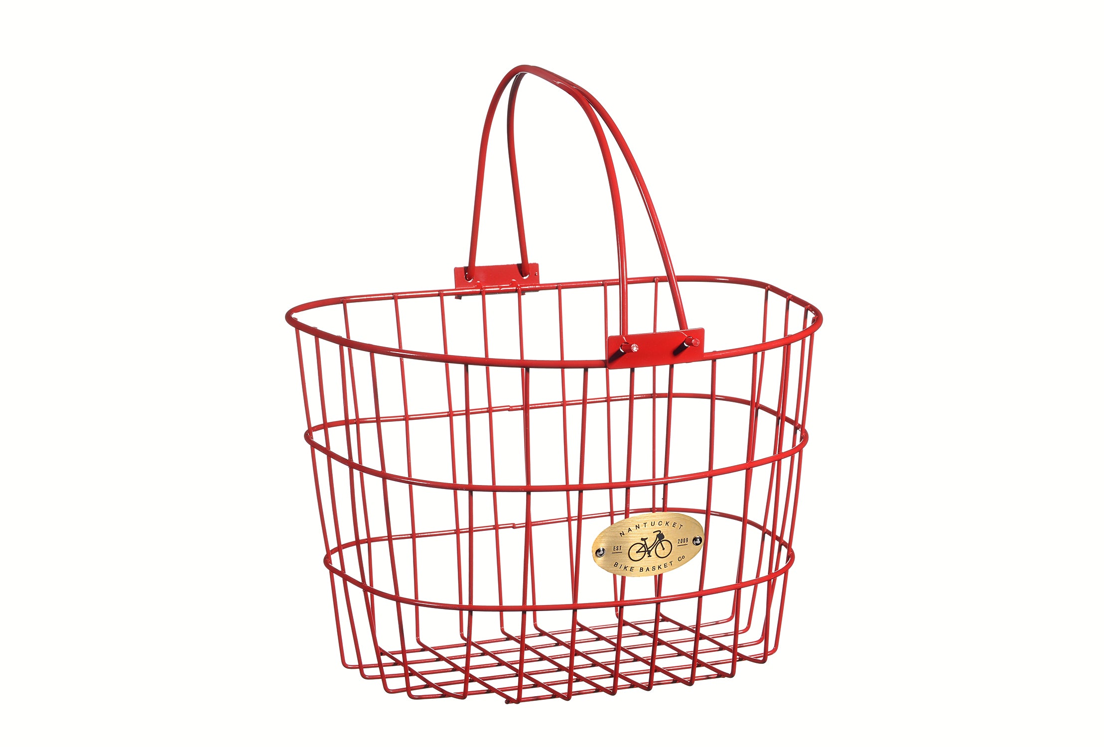 SURFSIDE WIRE D, RED Nantucket Bike Basket Co.