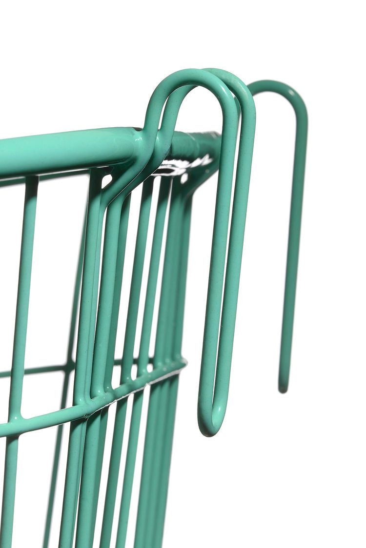 SURFSIDE WIRE PANNIER, TURQUOISE